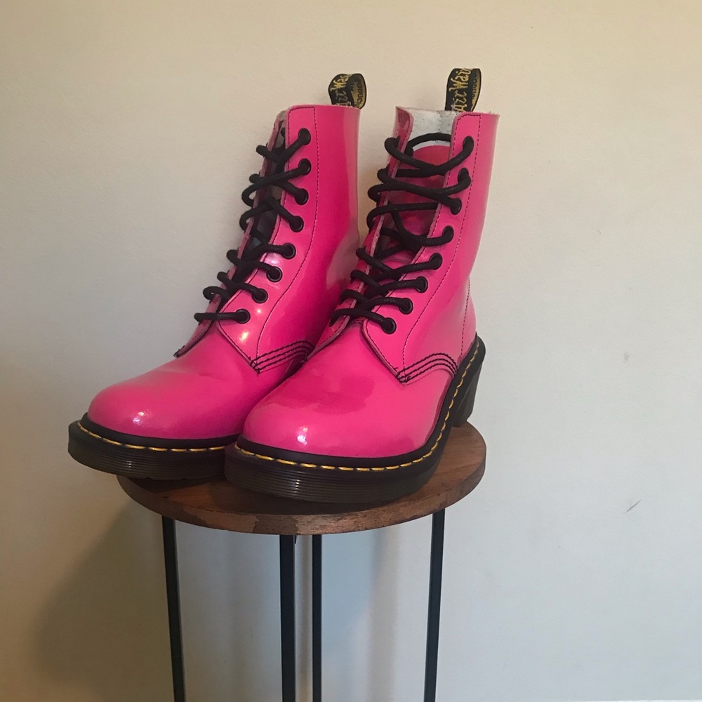 Dr. Martens Hot Pink Clemency Boots!!!!